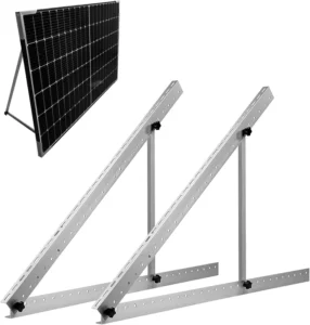 Solar Adjustable 28 41 44 50 55inch Stand up Solar Panel Mounting Tracking System Triangle Brackets Solar Aluminium Angle Rail