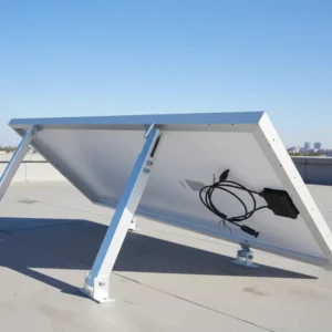 Solar Anodized Solar Panel Pole Mount Bracket Kit Adjustable Mounting 10 Year Warranty 45m/s Wind Load 45CM Snow Load