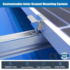 Solar Bracket Component Solar Panel Mounting System Mid Clamp Solar PV Middle Clamps For Solar Panel Fixing