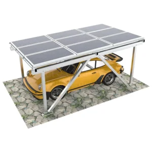Solar Car Parking Structure Aluminium Alloy Frame Solar Energy Parking Lot Easy to Install