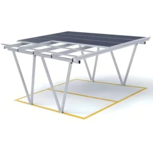 Solar Carport Frame Aluminum Photovoltaic Carport Solar Mounting System for Home