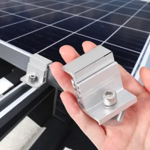 UISOLAR Easy Install Solar Panel Mid Clamp Adjustable End Clamp OEM Available Solar Panel Mid End Clamp Solar Mounting Bracket