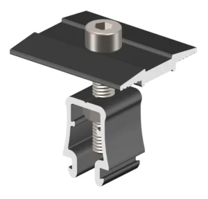 Solar Energy Supporting Structure Framed Solar Panel Mounting Bracket Adjustable Middle Clamp