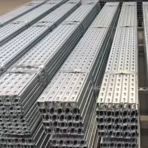 Solar Frame Q235 Carbon Steel Hot-dip Galvanized for Photovoltaic System U-shaped Steel