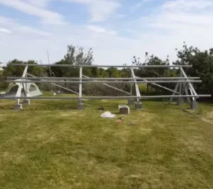 Solar Ground Mounting Aluminum Solar Panels Supporting Frames 1MW 5MW Solar Farm Project Bracket