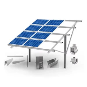 Solar Ground Mounting H Steel Supporting Frames for 1MW 5MW Solar Farm Project SP Model 10 Year Warranty Wind Load
