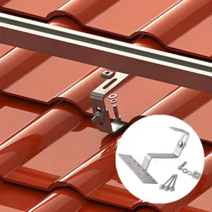Solar Installation Accessories Adjustable Tile Roof Mounting Hook