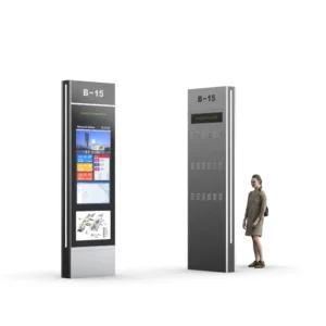 Solar Intelligent Aluminum Rectangle Bus Stop Signage Digital Poster Outdoor High Brightness Durable Bus Display