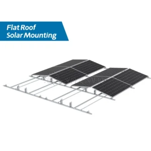 Solar Metal Roof Mounting Bracket Ballasted PV Rooftop Solar Panel Support Bracket