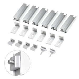 Solar Mid End Clamp Photovoltaic Accessories Mid End Clamp for Solar Panel Structure