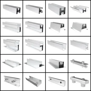 Solar Mounting Accessories Rail Splice Kit Solar Panel Rail Connector