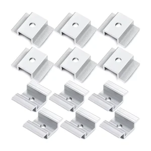 Solar Mounting Brackets Inter Clamp Solar Panel Mid End Clamp 30mm 35mm End Clamps for Solar Panel Mounting