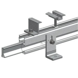 Solar Mounting Rail High Strength AL6005 T5 Aluminum Profile Solar Racking Rails Support For Solar System
