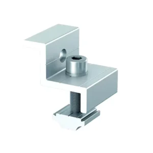 Solar Mounting Roof Structure Aluminum Solar Clamp End Clip Solar Panel Clamp End Clamps for Solar Panel Mounting