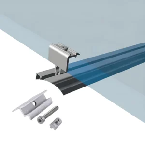 Solar Mounting System Accessories Aluminum Solar Panel Mount End Clamp Solar Structure