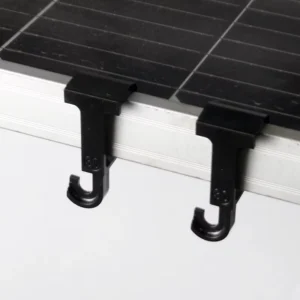 Solar PV Panel Accessories Plastic Quick-Mount Fixing Clips Side Cable Hook Clamps for Photovoltaic Modules