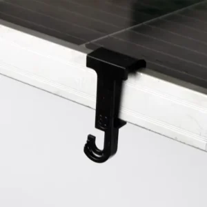 Solar PV Panel Accessories Plastic Quick Mount Fixing Clips Side Cable Hook Clamps for Photovoltaic Modules