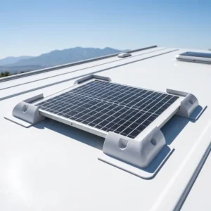 Solar Panel ABS Brackets RV Solar Panel Bracket White or Black Solar Panel Mounting Kits