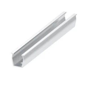 Solar Panel Al6005 T5 120 150 200 300 400mm Length Racking Rail Less Module Solar Mounting Rail Mini Rails