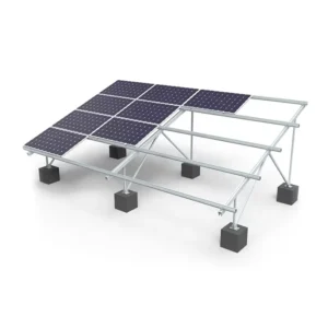 Solar Panel Bracket Mounting Single Stand Power Pole Support Pole Mount Racking Framed/Frameless Modules Anodized