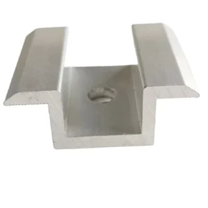 Solar Panel Clamp Solar Mounting Bracket Mid Clamp Aluminum Solar Rack Clamp for Solar Panel Structure Pv Mounting System