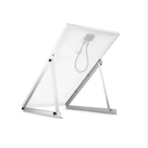 Solar Panel Installation Bracket with Adjustable Triangular Frame and Anodized Aluminum Frame on the Balcony