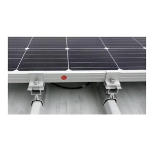 Solar Panel Metal Roof Mounting Brackets SUS304 and Aluminum Tilt 0 60 60m s Wind Load 10 Year Warranty