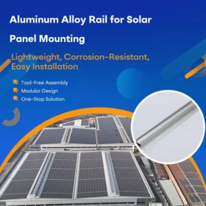 Solar Panel Mount Aluminium Rails Anti-Corrosion Solar Mounting System Roof Mounting Bracket for PV Roof Tiles