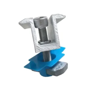 Solar Panel Mounting Accessories Aluminum Anodized Mid Clamp End Clamps Wind Load 60m s Snow Load 1.6 for Solar Power Systems