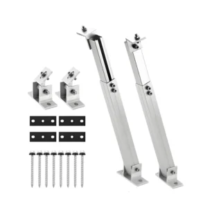 Solar Panel Mounting Bracket Adjustable Tilt Angle Mounting for Flat Roof Solar PV Panel