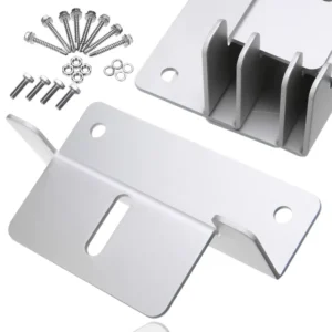 Solar Panel Mounting Bracket Aluminum Solar Panel Z Brackets Roof Solar Panel Bracket for RV Boat Wall and Other Installation