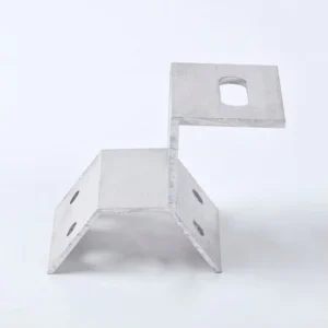 Solar Panel Mounting Bracket Aluminum Trapezoidal Clamp for Solar PV Racking System on Trapezoidal Metal Roof
