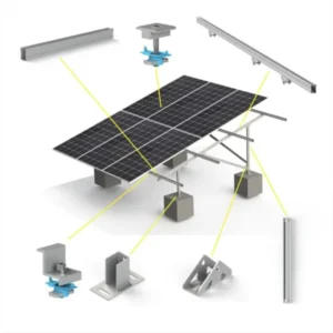 Solar Panel Mounting Support Solar Ground Mounting System Rack Solar Bracket