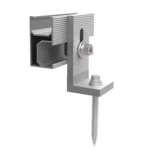 Solar Panel Mounting l Foot Brackets for Solar Railing Mounting System Aluminum on Metal Roof