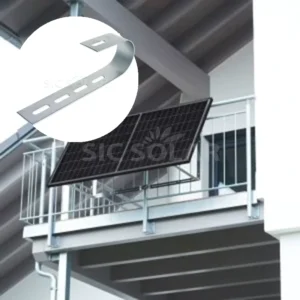 Solar Panel Photovoltaic Balcony Bracket Hook Solar Panel Fixture Accessories Solar Module Holder