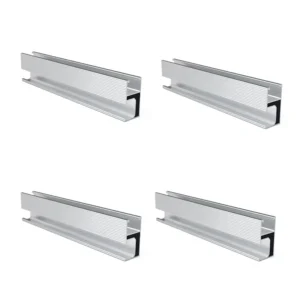 Solar Panel Rail Solar Structure Components Roof Aluminum Rail Solar Mounting System