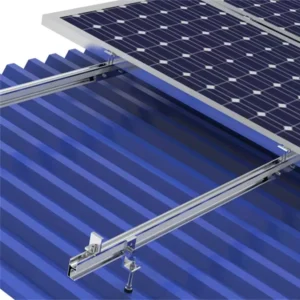 Solar Panel Roof Mount System L Feet and Solar Rail for Tin Roof Portable Solar Pv Panel Mounting Brackets
