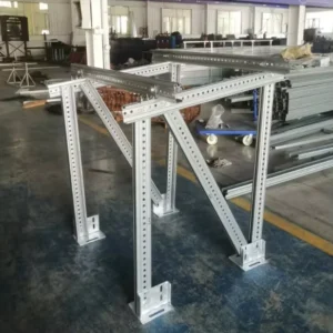 Solar Panel Support Frame Zn Al Mg Steel Photovoltaic Construction Solar Farm Mounting Bracket