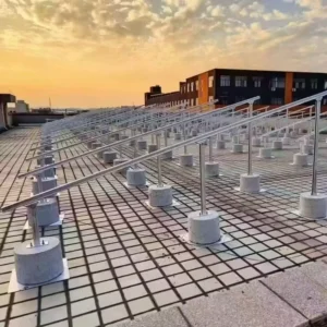 Solar Panel Support Frame Zn Al Mg Steel Photovoltaic Construction Solar Farm Mounting Bracket