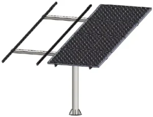 Solar Panel Support Structures Single Pole Solar Panel Bracket