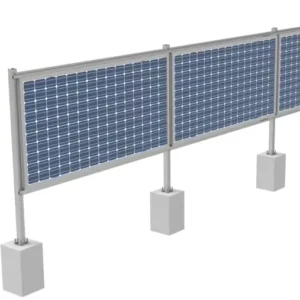 Solar Panels Mountings Brackets Fence Double sided Panel Fence Solar Ground System For Solar Mounting System