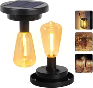 Solar Pendant Light Replacement Bulb Waterproof Top Solar Light Accessories Outdoor Light Tools
