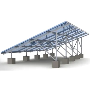 Solar Photovoltaic Bracket Hot dip Galvanized Power Generation Plate Bracket Installation Pole Monitoring Power Supply Rack