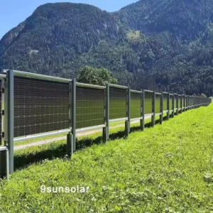 Solar Products Vertical Bifacial Pv Racking Vertical Solar Panel Fence For Agriculture Solar Farm System