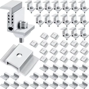 Solar Related Products Solar Frame Mid Clamp Aluminum Solar Ground Clamp Kit for Solar Energy System