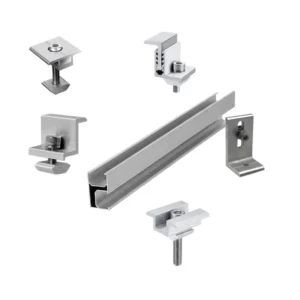 Solar Roof Clamp Solar Aluminium Panel Fixing End Clamps for Solar Mounting System