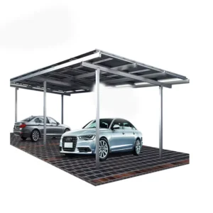 Solar Steel Structure Carport Water Proof Solar Brackets Carport Solar Pv Carport