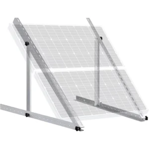Solar Triangle Panel Pole Bracket Adjustable Solar Panel Mount PV Aluminum Mount