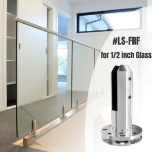 Stainless Steel Glass Pool Fence Satin Spigot Matt Black Glass Bracket Fittings Handrail Balustrade for Deck Balcony Railing