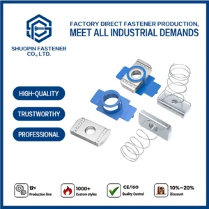 Stainless Steel Spring Nut Channel Strut Nut Unistrut for Solar PV Panel Rail Seismic Bracing MEP HVAC Pipe Duct Support System